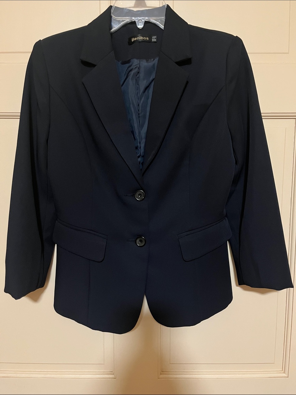 Women's Navy Tailored Blazer